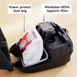 Bosch BGL6POWGB Series 6, Bagged vacuum cleaner, ProPower, Black