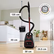 Bosch BGL6POWGB Series 6, Bagged vacuum cleaner, ProPower, Black