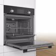 Bosch HHF113BA0B 59.4cm Built In Electric Single Oven With 3D Hot Air - Black