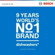 Bosch SMS26AW08G 60cm Dishwasher - White 12 Place Settings