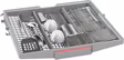 Bosch SMV6ZCX10G Built In Dishwasher - Stainless Steel - 14 Place Settings