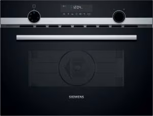 Siemens CM585AGS1B iQ500, Built-in microwave oven with hot air, 60 x 45 cm, Stainless steel