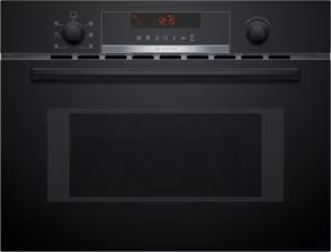 Bosch CMA583MB0B Series 4, Built-in microwave oven with hot air, 60 x 45 cm, Black