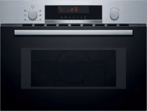 Bosch CMA583MS0B Series 4, Built-in microwave oven with hot air, 60 x 45 cm, Stainless steel