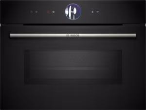 Bosch CMG7761B1B Series 8, Built-in compact oven with microwave function, 60 x 45 cm, Black