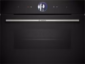 Bosch CSG7361B1 Series 8, Built-in compact oven with steam function, 60 x 45 cm, Black