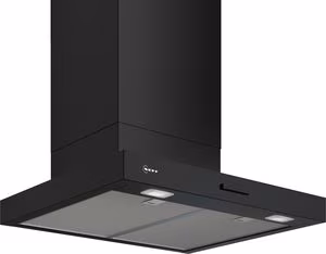 NEFF D65BCC2S0B N 50, Wall-mounted cooker hood, 60 cm, Matt black