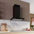 NEFF D67BDN2S0B N 70, Wall-mounted cooker hood, 60 cm, Matt black