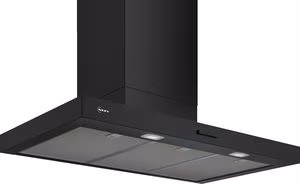 NEFF D95BCC2S0B N 50, Wall-mounted cooker hood, 90 cm, Matt black