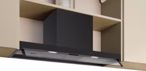 NEFF D95XCC2S0B N 50, Integrated Design Hood, 90 cm, clear glass, Matt black