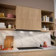 NEFF D98XET2S0B N 90, Integrated Design Hood, 90 cm, clear glass black printed, Matt black
