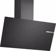 Bosch DWK85DK60B Series 2, Wall-mounted cooker hood, 80 cm, clear glass black printed, Black