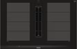 Siemens EX875LX67E iQ700, Induction hob with integrated ventilation system, 80 cm, surface mount with frame
