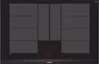 Siemens EX875LYV1E iQ700, Induction hob, 80 cm, surface mount with frame