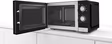 Bosch FFL020MS2B Series 2, Freestanding microwave, 44 x 26 cm, Stainless steel