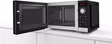 Bosch FFL023MS2B Series 2, Freestanding microwave, 44 x 26 cm, Stainless steel
