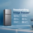 Fridgemaster MTM48120ES 70/30 Fridge Freezer - Silver