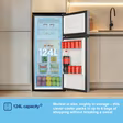 Fridgemaster MTM48120ES 70/30 Fridge Freezer - Silver
