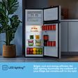 Fridgemaster MTM48120ES 70/30 Fridge Freezer - Silver