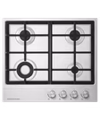 Fisher & Paykel CG604DLPX1 60cm 4 Burner Gas Hob - Stainless Steel