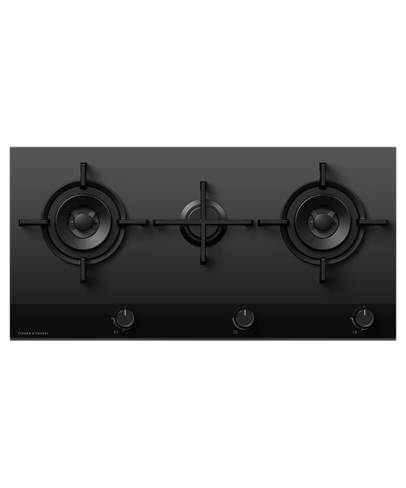 Fisher & Paykel CG903DNGGB4 90cm Gas Hob - Black Glass