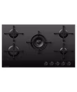 Fisher & Paykel CG905DLPGB4 90cm 5 Burner Gas Hob - Black Glass