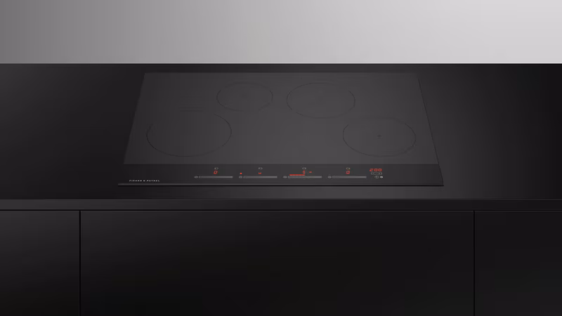 Fisher & Paykel CI764DTB4 76cm Induction Hob - Black Glass