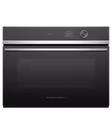 Fisher & Paykel OS60NDLX1 Built In Compact Steam Oven - Black / Stainless Steel