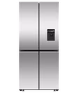 Fisher & Paykel RF500QNUX1 79cm Wifi Connected Plumbed Quad Door Frost Free Fridge Freezer - Stainless Steel