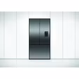 Fisher & Paykel RF540ANUB6 90cm Frost Free American Fridge Freezer - Black Stainless Steel