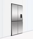 Fisher & Paykel RF605QNUVX1 90.5cm Quad Door Frost Free Fridge Freezer - Stainless Steel