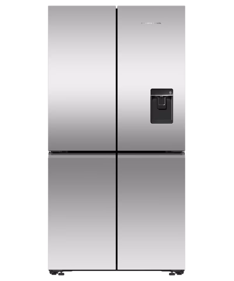 Fisher & Paykel RF605QNUVX1 90.5cm Quad Door Frost Free Fridge Freezer - Stainless Steel