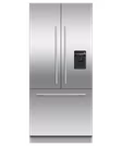 Fisher & Paykel RS80AU3 Integrated French Door Fridge Freezer Plumbed With Ice Maker