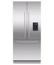 Fisher & Paykel RS80AU3 Integrated French Door Fridge Freezer Plumbed With Ice Maker