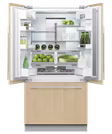 Fisher & Paykel RS90A3 Frost Free Integrated French Door Refrigerator Freezer