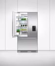 Fisher & Paykel RS90AU3 90cm Integrated Frost Free French Door American Fridge Freezer