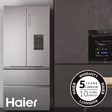 Haier HCR3818ENMM 83.3cm 60/40 Frost Free Multi Door Fridge Freezer - Inox