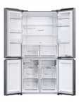 Haier HCR5919EHMB 90cm 60/40 Frost Free American Fridge Freezer - Brushed Black