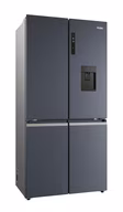 Haier HCR5919EHMB 90cm 60/40 Frost Free American Fridge Freezer - Brushed Black