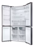Haier HCR5919EHMB 90cm 60/40 Frost Free American Fridge Freezer - Brushed Black