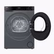 Haier HD90-D357U1G-UK 9kg Heat Pump Tumble Dryer - Graphite