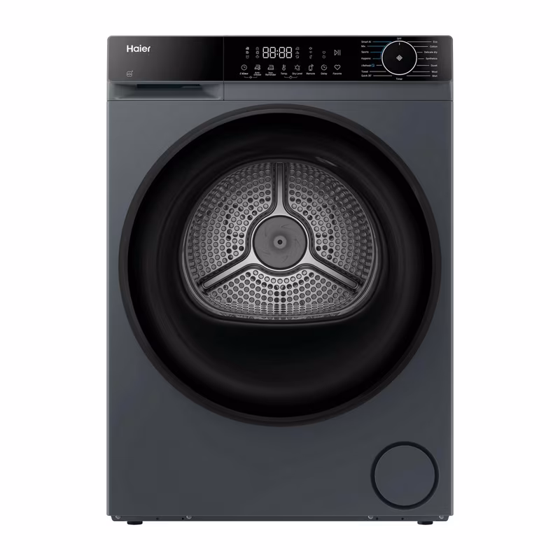 Haier HD90-D357U1G-UK 9kg Heat Pump Tumble Dryer - Graphite