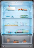 Haier HFR3718ENMD 70cm 60/40 Total No Frost Fridge Freezer - Dark Inox
