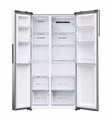 Haier HSR5918DNMP 90.5cm 70/30 Frost Free Fridge Freezer - Pt. Inox
