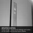 Haier HTW5618EWMG 60/40 Fridge Freezer - Silver