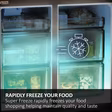 Haier HTW5618EWMG 60/40 Fridge Freezer - Silver