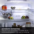 Haier HTW5618EWMG 60/40 Fridge Freezer - Silver