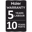 Haier HW90-BP14357TUUK 9kg, 1400 Spin Washing Machine - White