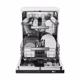 Haier XF 5C7M0W-80 Dishwasher - White - 15 Place Settings