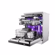 Haier XF 6B2M3BX-80 Dishwasher - Silver - 16 Place Settings